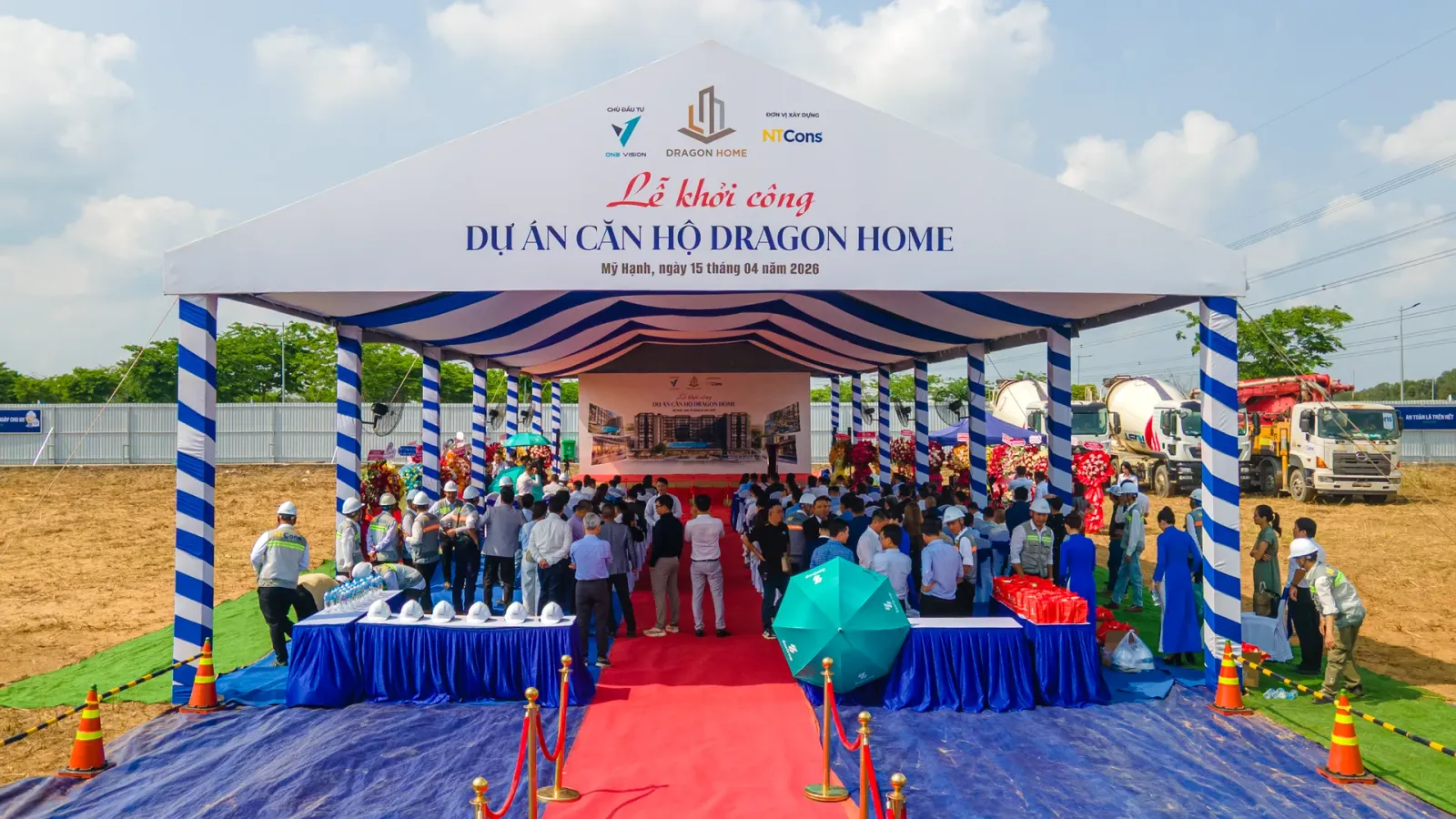 Khởi công dự án Dragon Homes Zen Group One Vision Khởi công dự án Dragon Homes Zen Group One Vision
